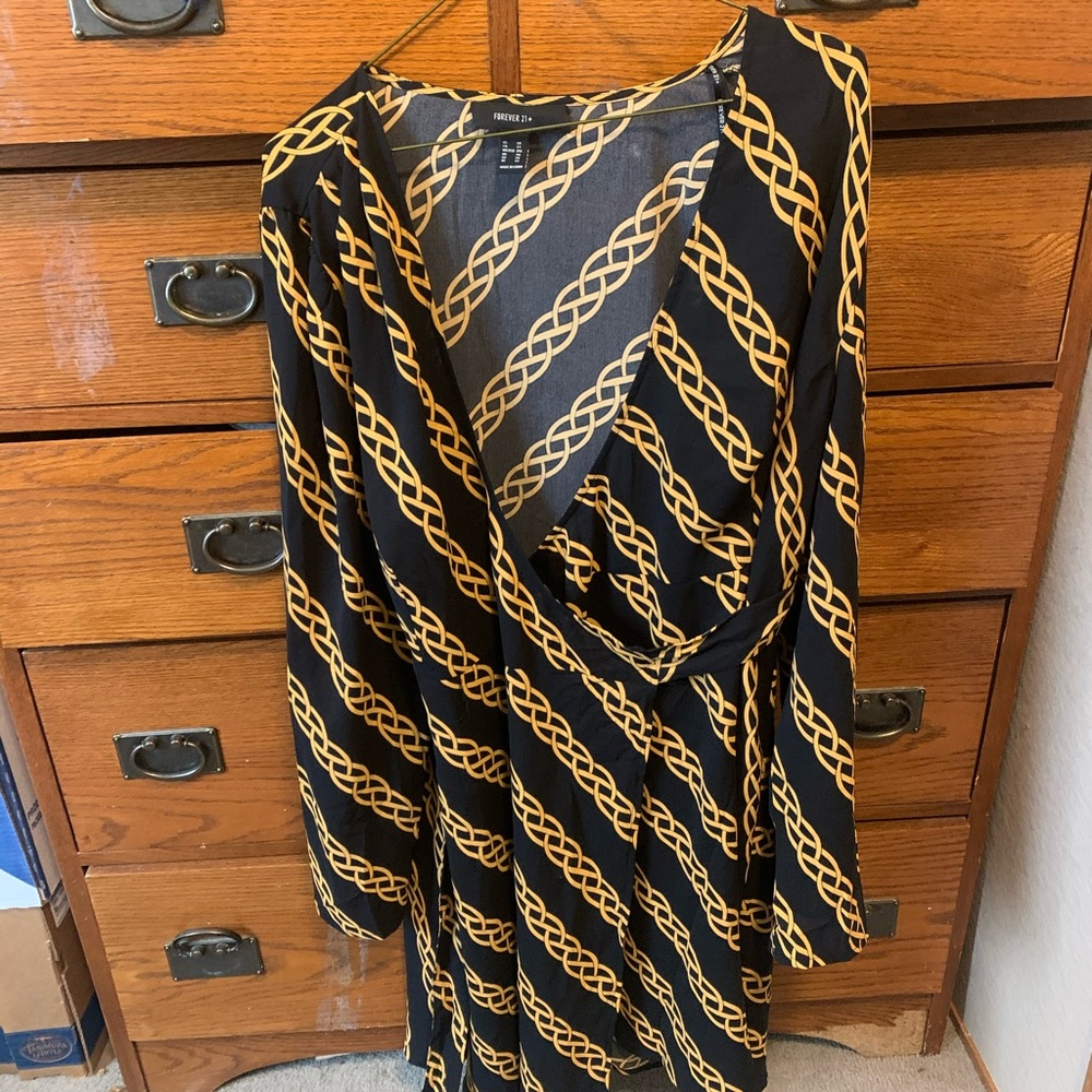 Illusion chain dress